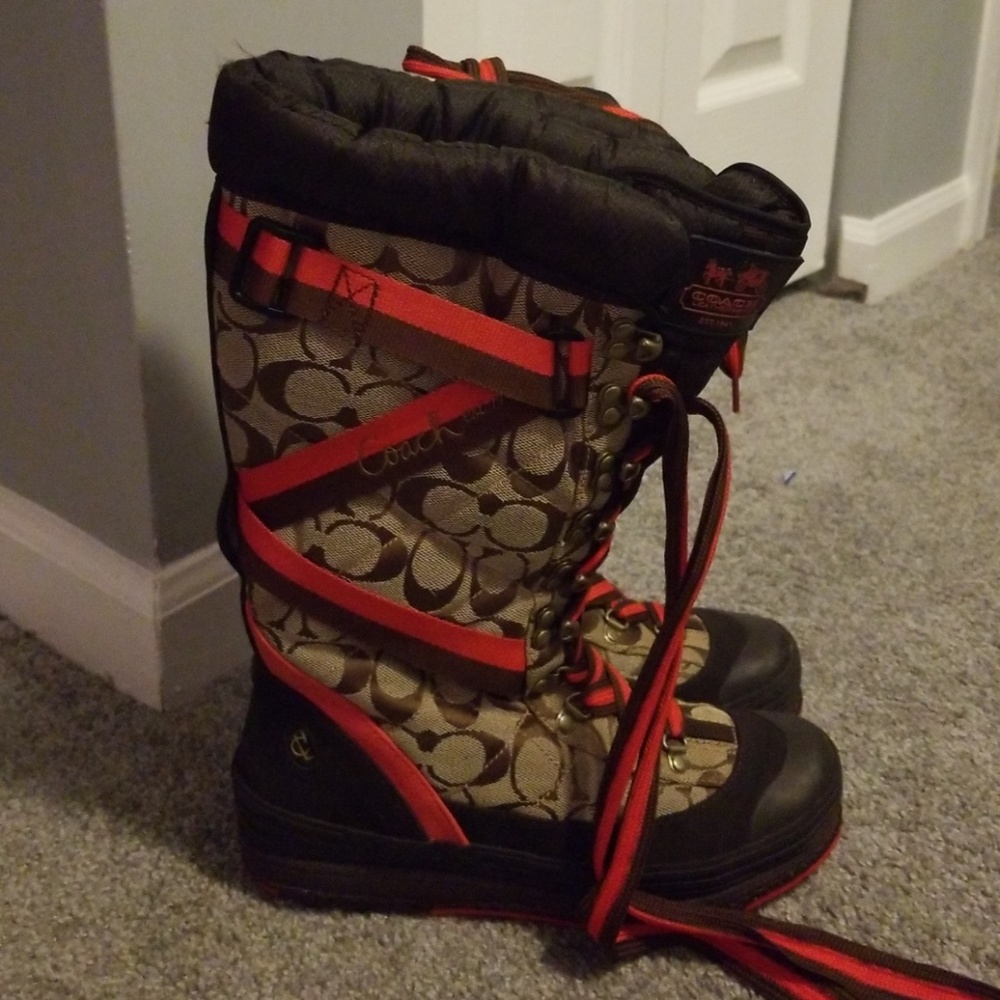 Authentic Coach snow boots